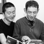 EunSung Kim and Andrew Commisso read together. Photo by Brian A. Taylor Photography