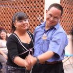 Aurora and Gustavo from L'Arche Mexico celebrate the federation's 50th anniversary. Photo courtesy of El Arca de Mexico Iap.