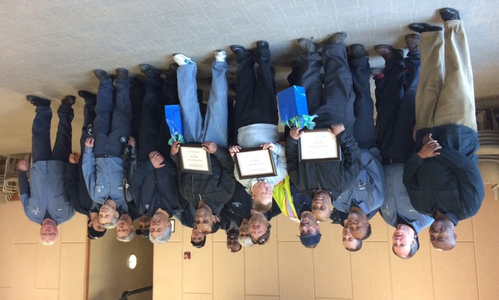 Members of "The Enclave" are honored for their service to Arlington through their work at the County's Equipment Division. Photo by Bethany Keener